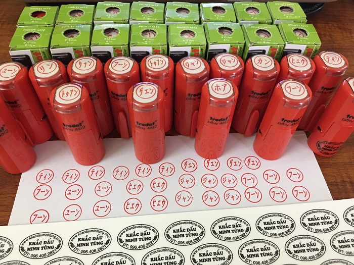 Khắc dấu H&agrave; Tĩnh lấy nhanh